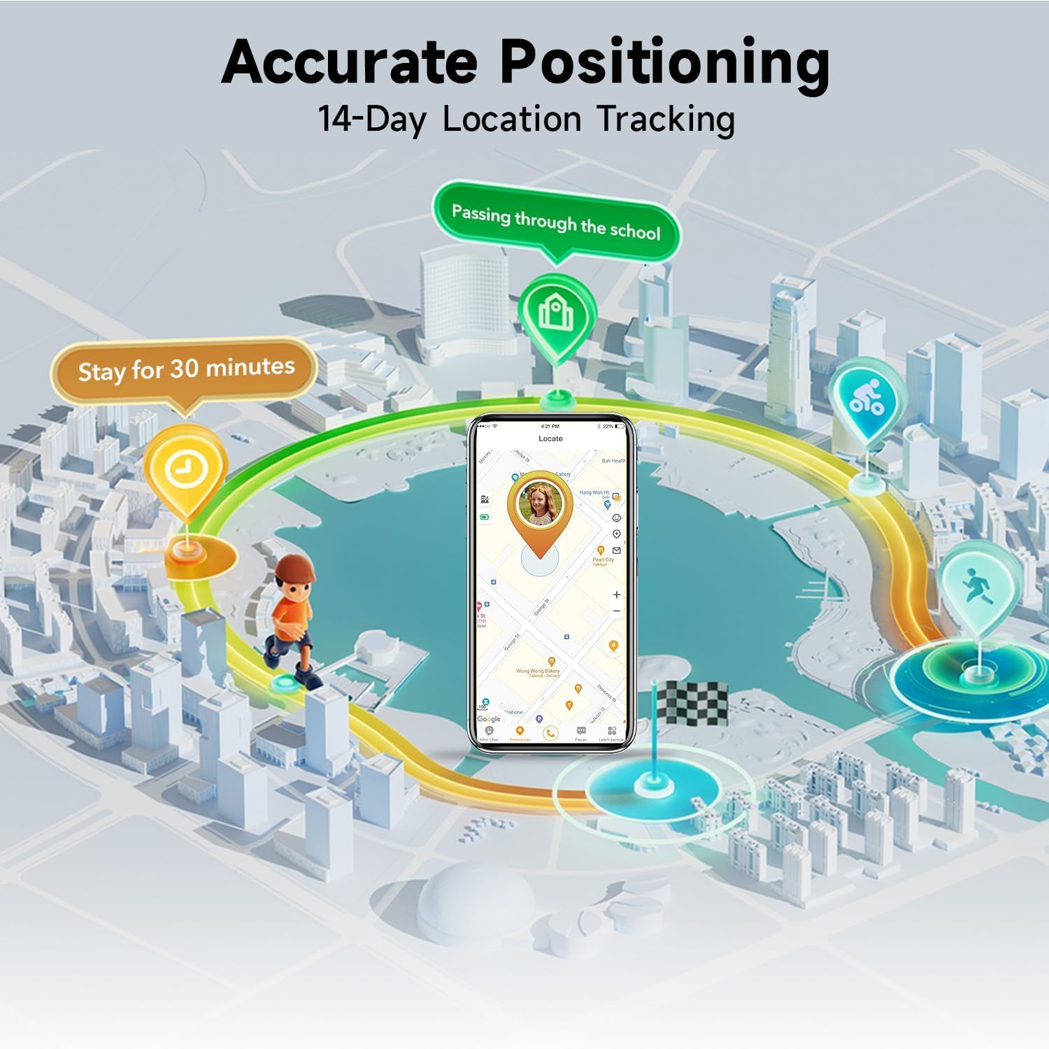 IMOO Z7, 4G Real-Time HD Video & Phone Call for Kids, GPS Location and 14-Day History for Girls and Boys, IPX8 Waterproof for Kids (Blue) SaumyasStore