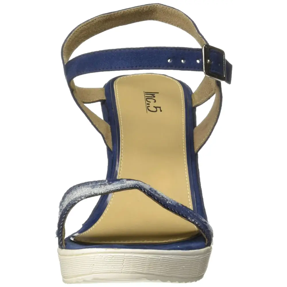 Inc.5 Women Blue Fashion Sandals-7 UK/India (40 EU) (14295)
