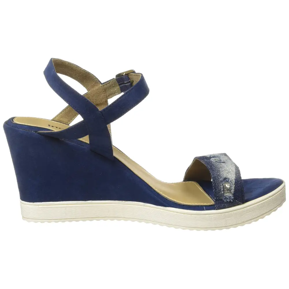Inc.5 Women Blue Fashion Sandals-7 UK/India (40 EU) (14295)