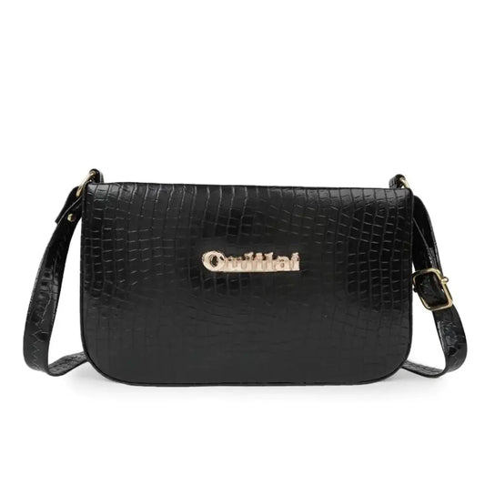 Japkaur black color PU leather bag