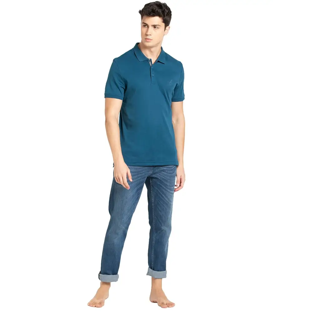 Jockey Men’s Regular Fit Half Sleeved Polo T-Shirt