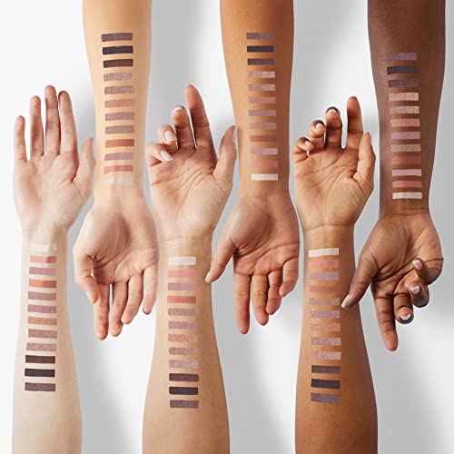 L.A Girl Eyeshadow Palette - 12 Shades, High Pigmented, Long Wearing & Easily Blendable, Matte, Shimmery & Metallic Finish, Beauty Brick Nudes - 12g SaumyasStore