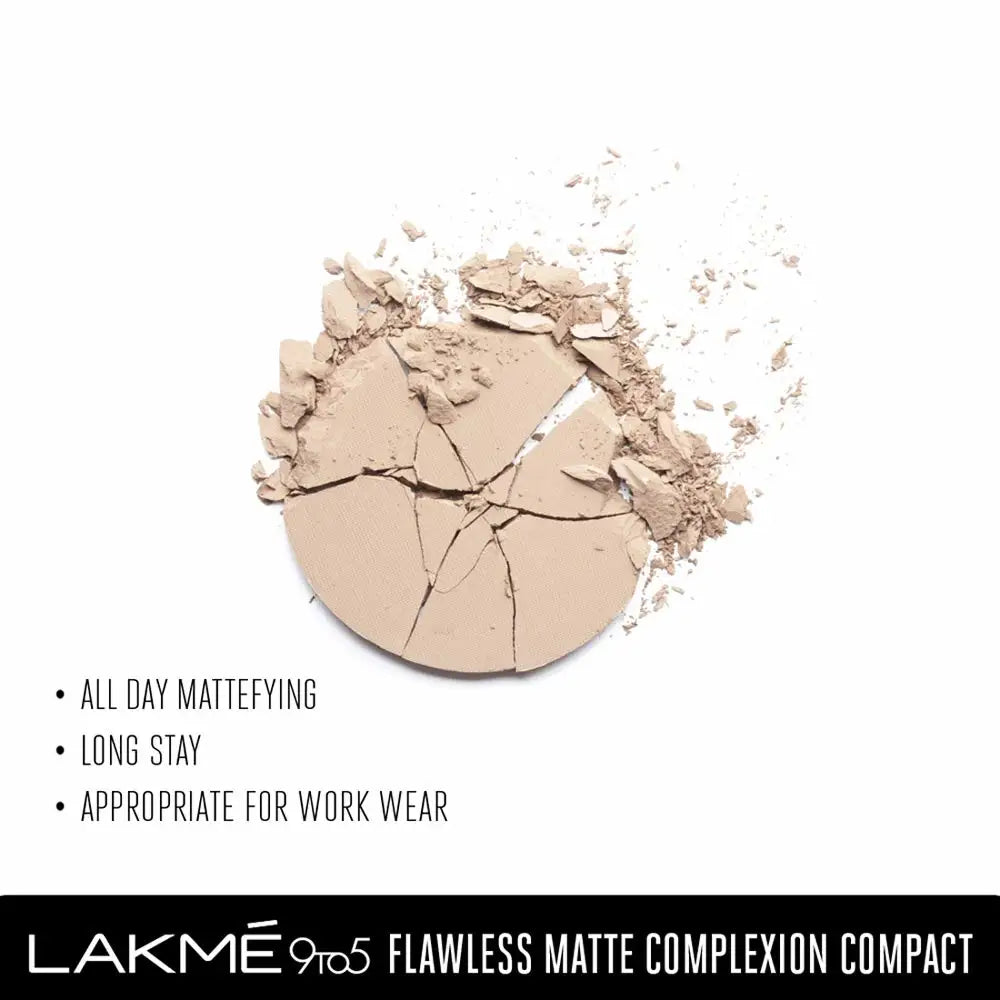 LAKMÉ 9 to 5 Flawless Matte Complexion Compact Powder Melon