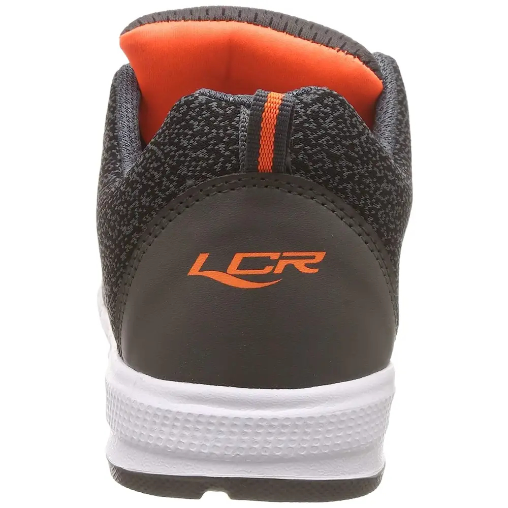 LANCER Mens INDUS-12 Grey Orange Running Shoe - 7 UK