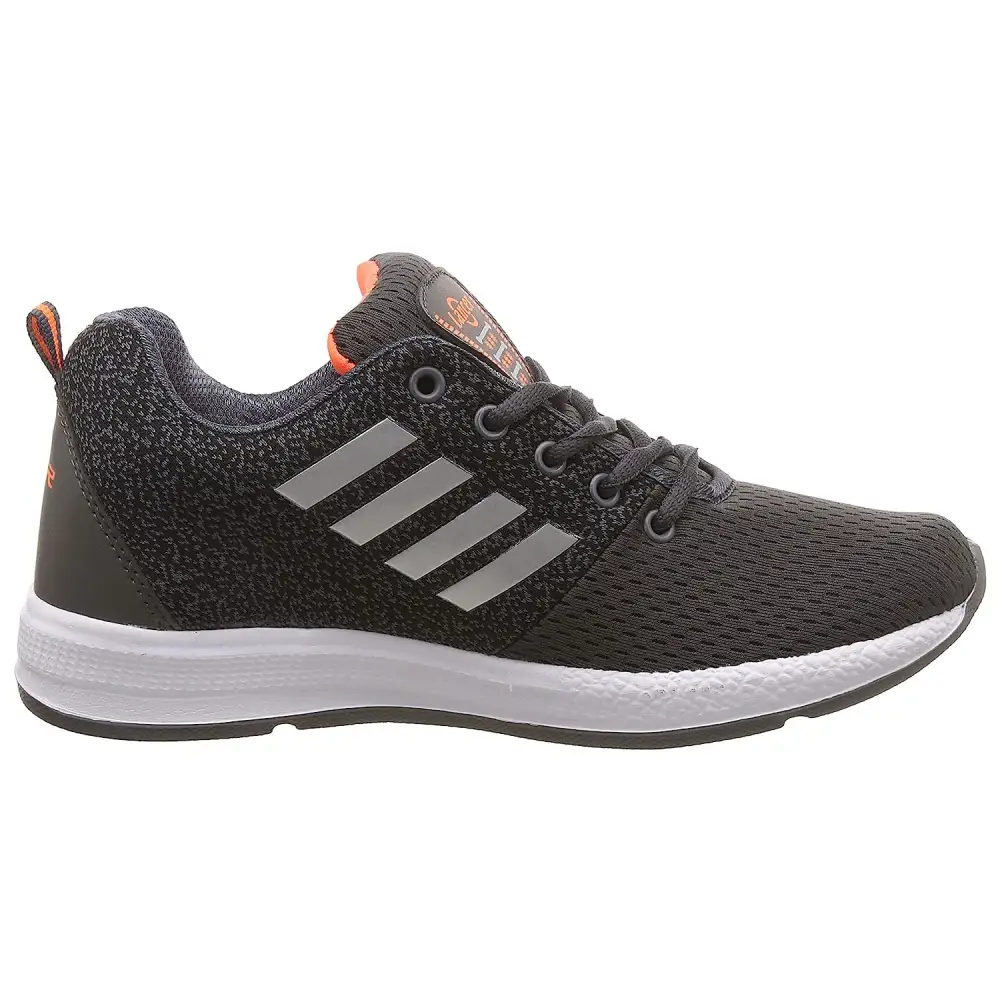 LANCER Mens INDUS-12 Grey Orange Running Shoe - 6 UK