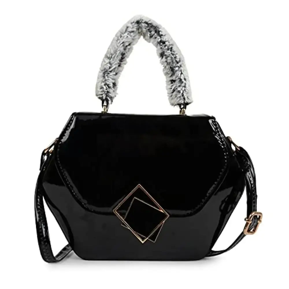 LATNIX WOMEN FASHIONBLE SHOULDER SLINGBAG (BLACK)