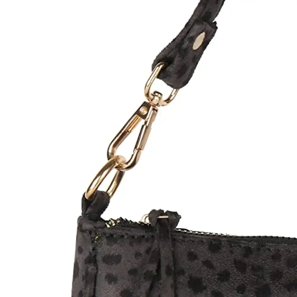 LEKHX Stylish Leopard Print Shoulder Bag