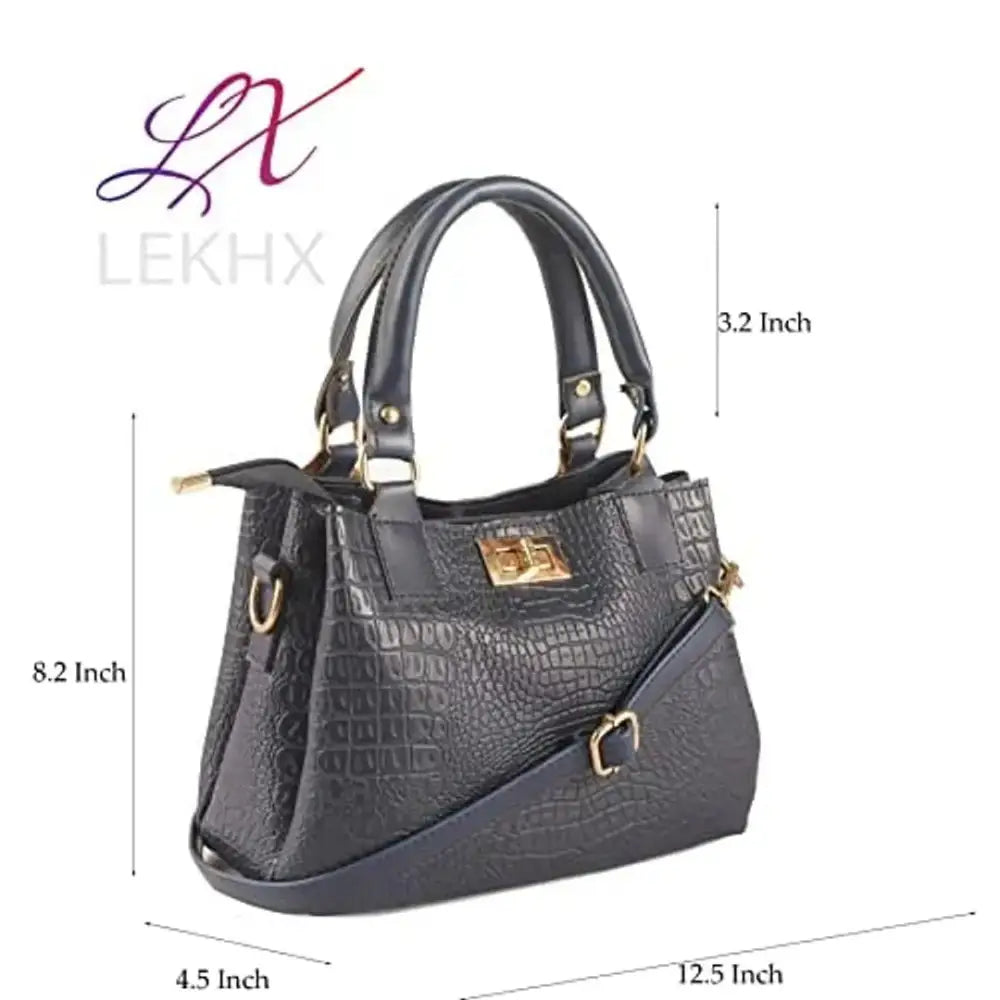 LX Latest Handbag For Women Stylish & Trendy Multipurpose Shoulder Bag With Top Zip, Best For Party, Work, Office, College