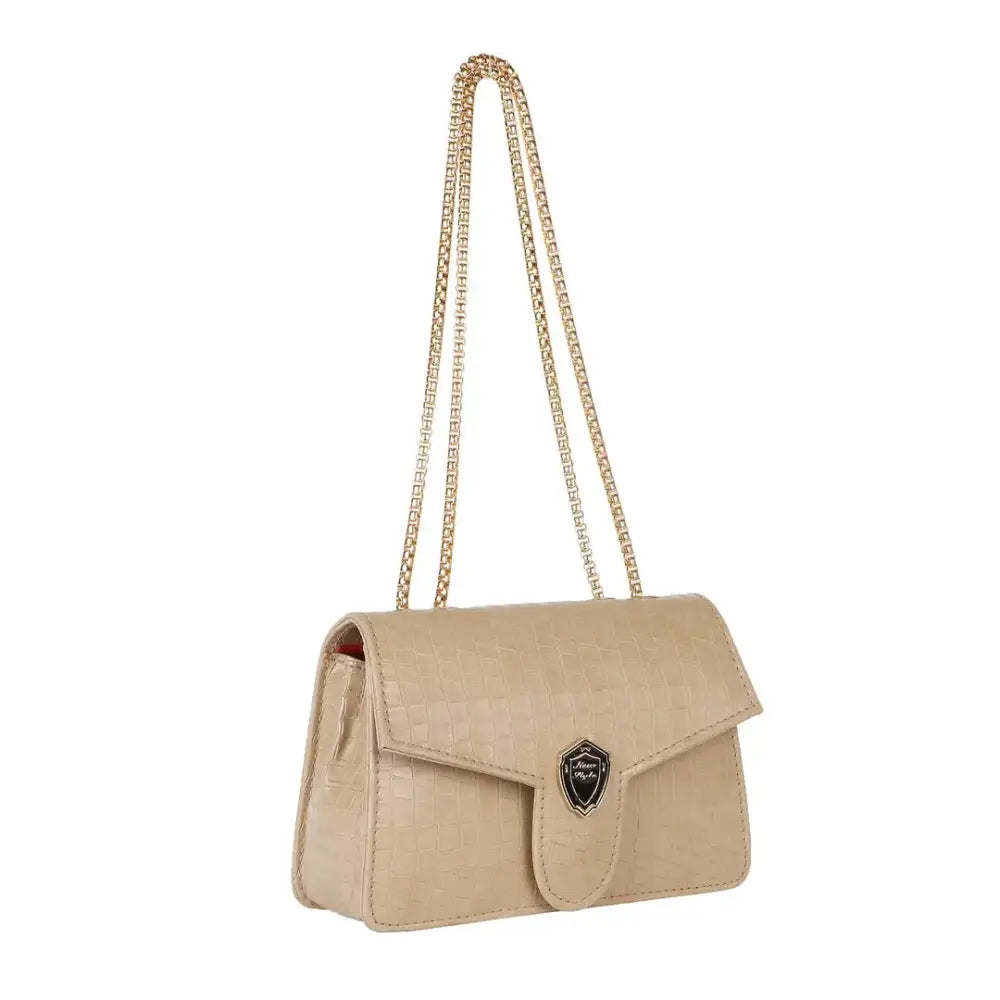 LX Purse For Women With Long Strap Sling Bag For Women & Crossbody (G Beige)