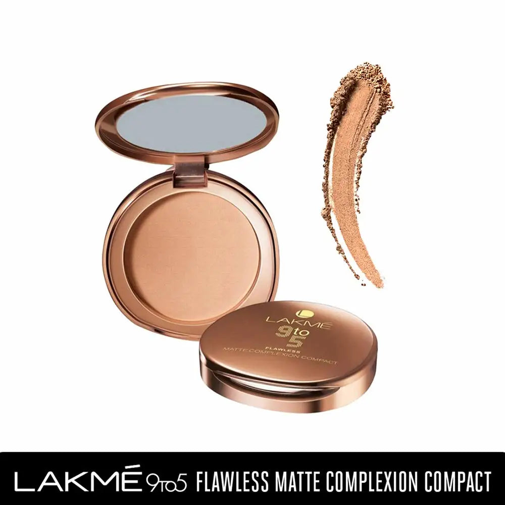 Lakme 9 to 5 Flawless Matte Complexion Compact Powder Almond