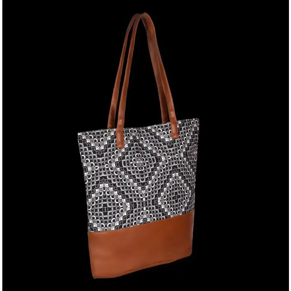 MARISSA PRINTED CANVAS TOTE BAG FOR GIRLS AND WOMEN