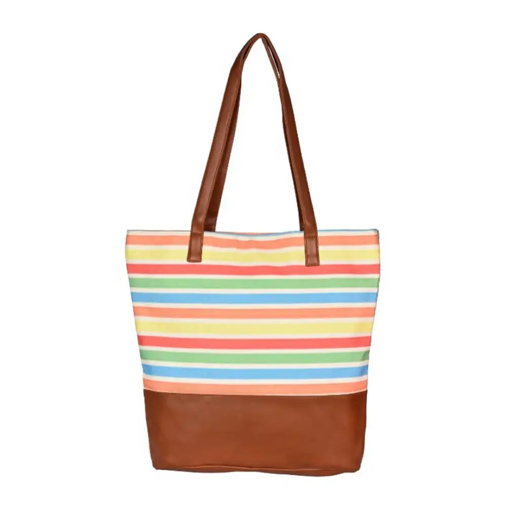 MARISSA PRINTED CANVAS TOTE BAG FOR GIRLS AND WOMEN