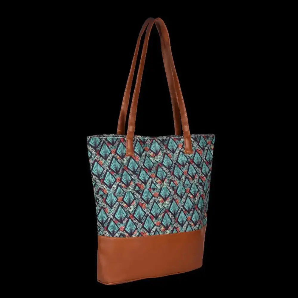 MARISSA PRINTED CANVAS TOTE BAG FOR GIRLS AND WOMEN