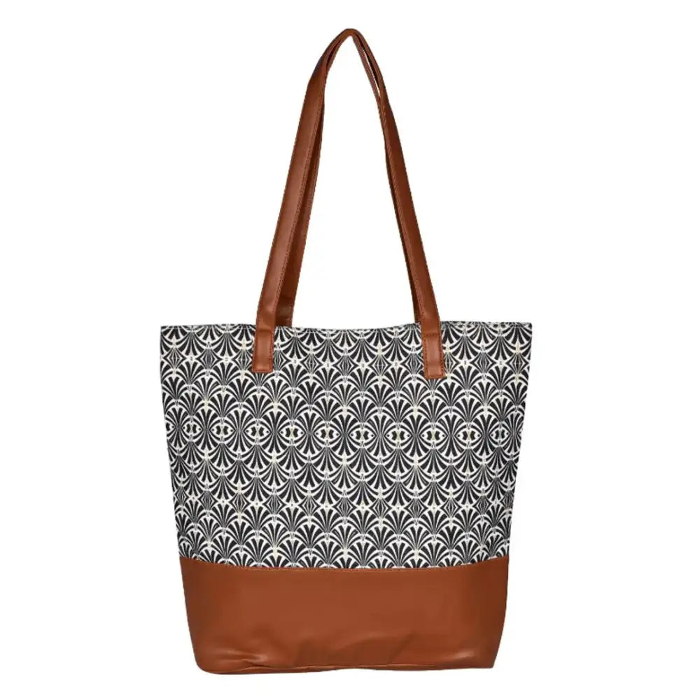 MARISSA PRINTED CANVAS TOTE BAG FOR GIRLS AND WOMEN