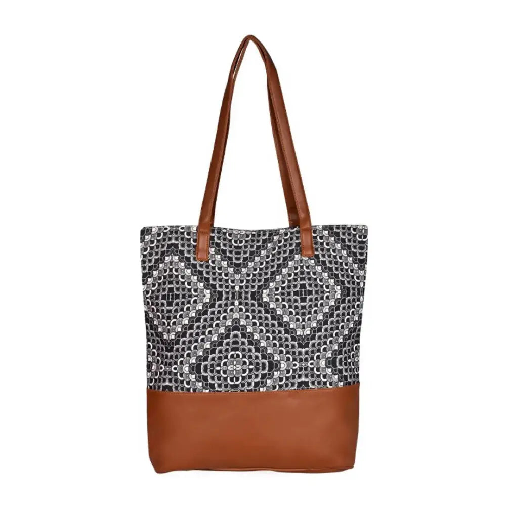 MARISSA PRINTED CANVAS TOTE BAG FOR GIRLS AND WOMEN