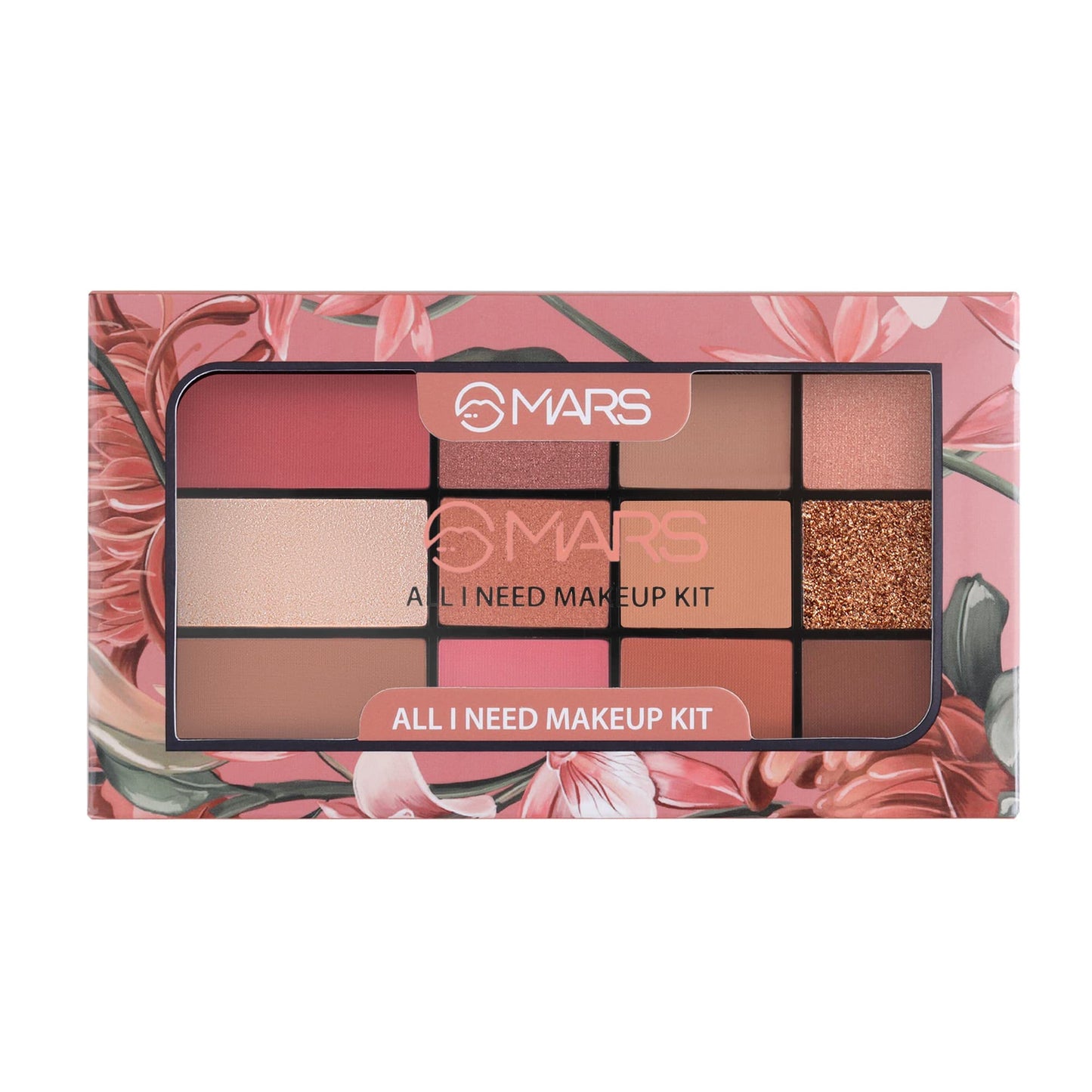 MARS All I Need Makeup And Eyeshadow Powder Kit | 9 Eyeshadows With Blusher Bronzer And Highlighter | Matte Long Lasting & Highly Pigmented (21.5 G) (Multicolor-01) SaumyasStore