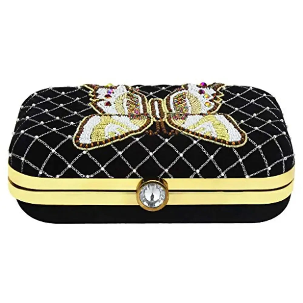 MaFs Womens Clutch, Black