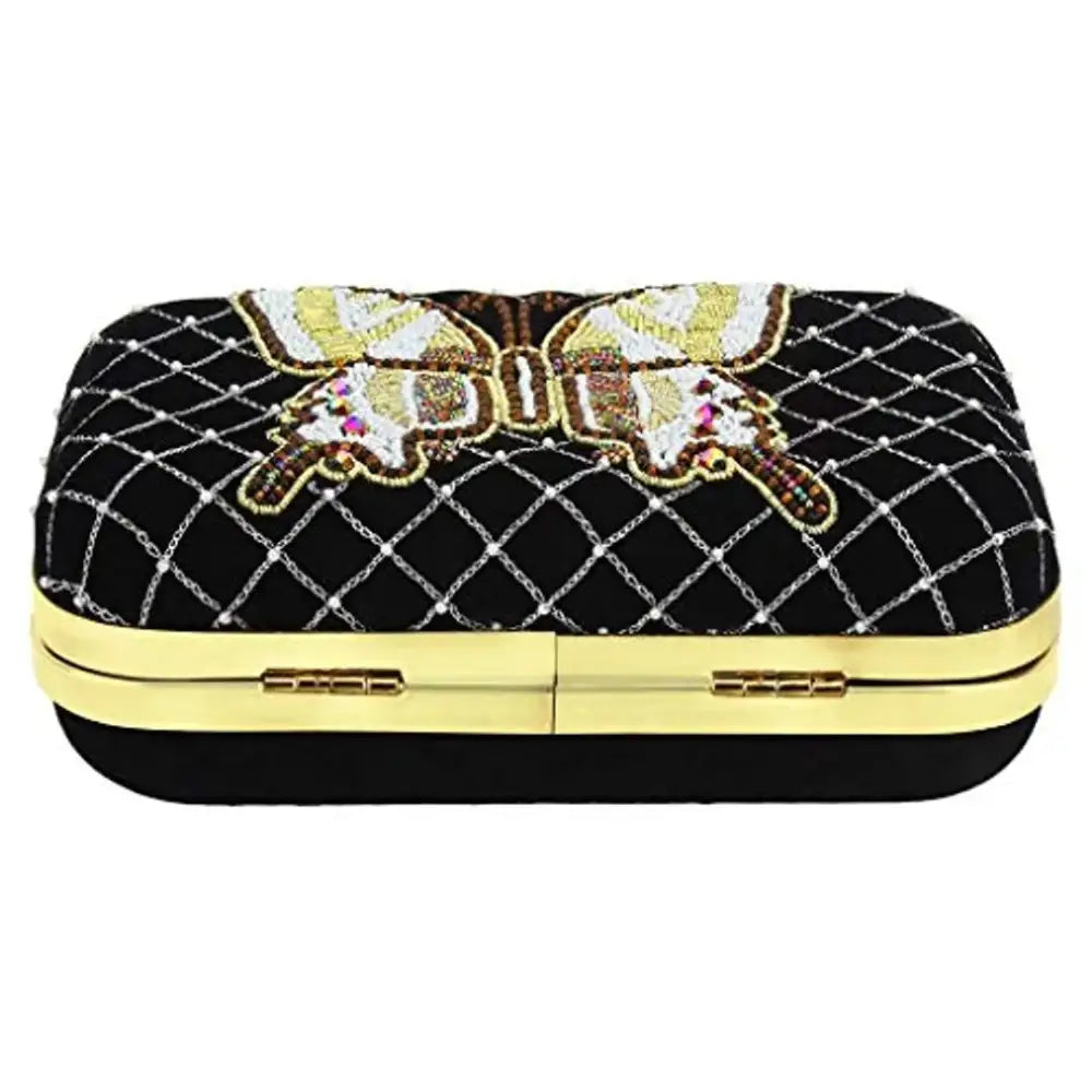 MaFs Womens Clutch, Black