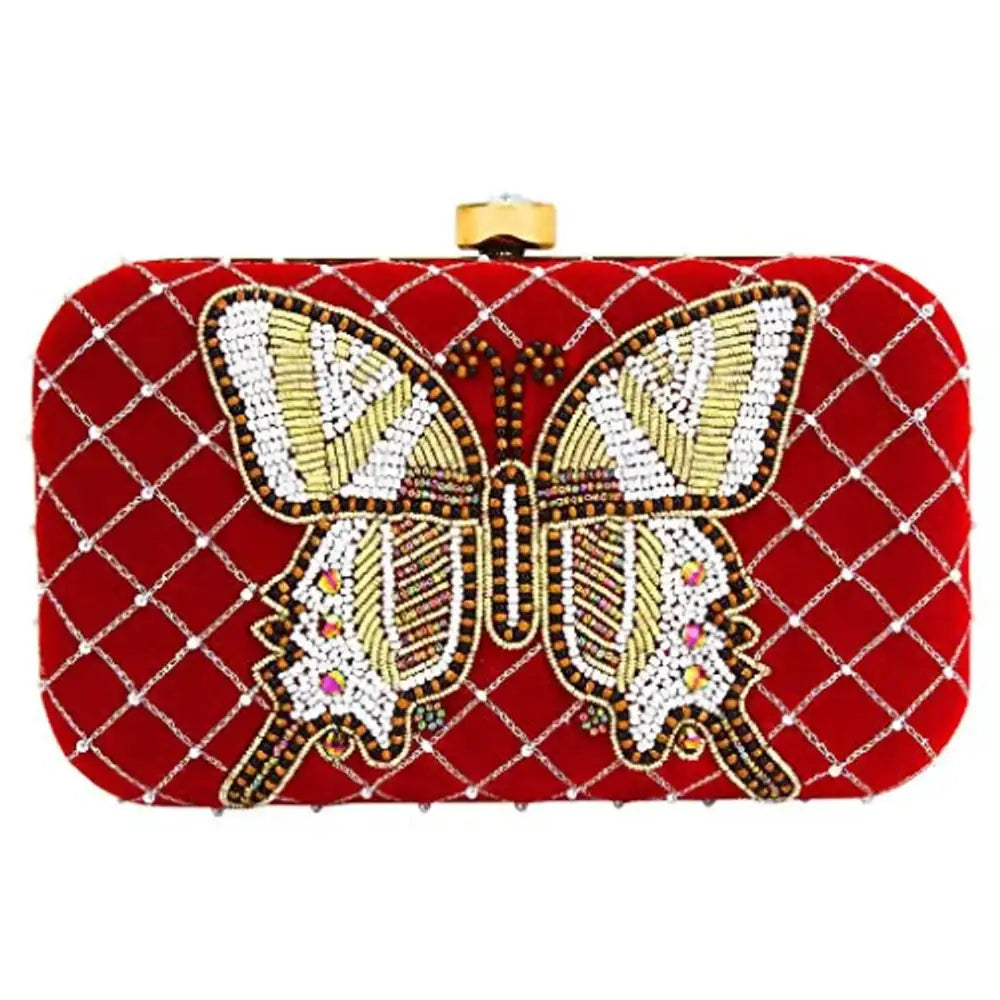 MaFs Womens Clutch, Red