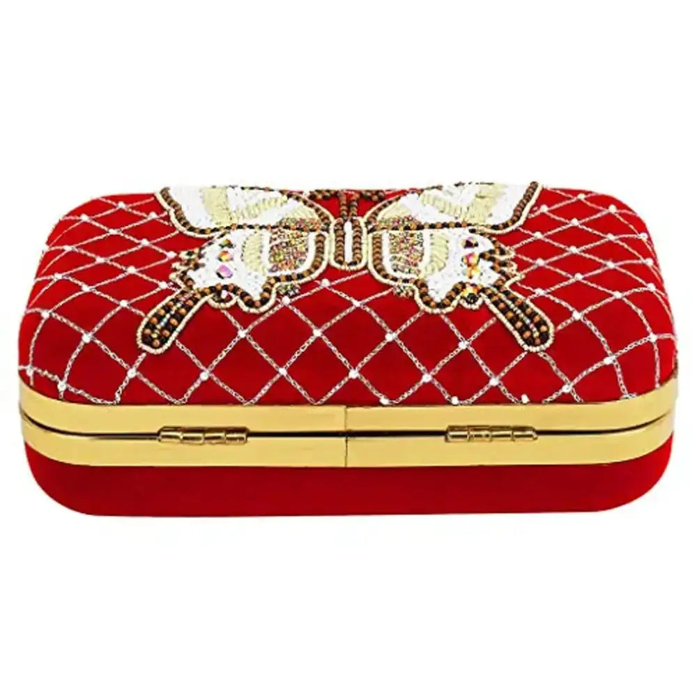 MaFs Womens Clutch, Red