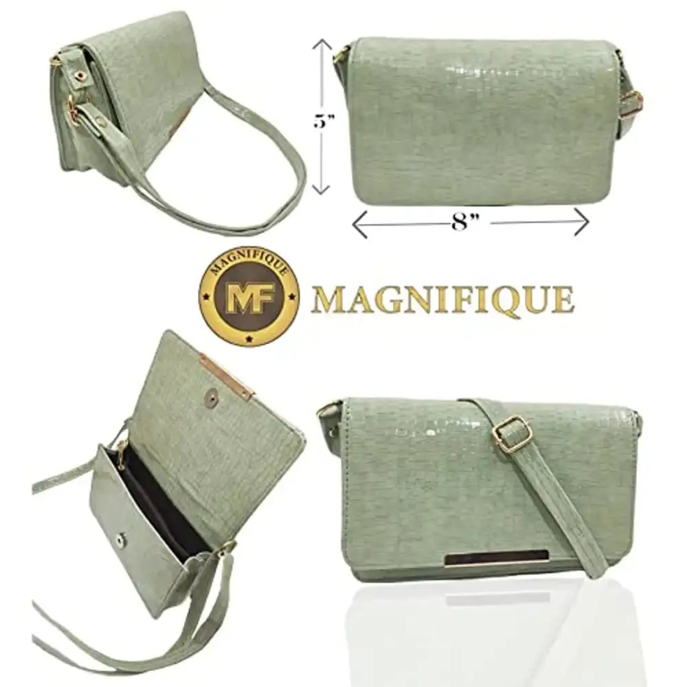 Magnifique Stylish Sling Bag for Women - Grey