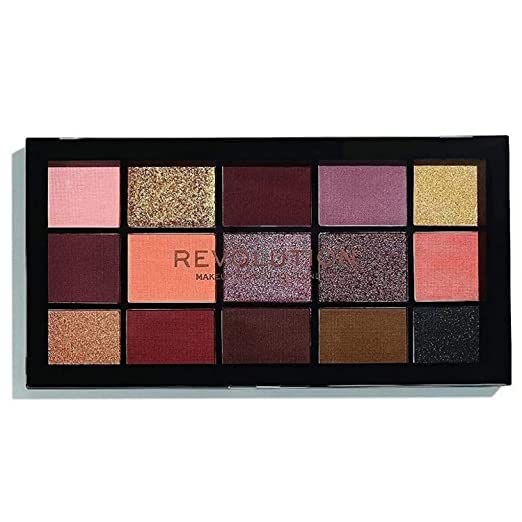 Makeup Revolution Re-Loaded Palette Velvet Rose, Shimmery & Velvet Finish SaumyasStore