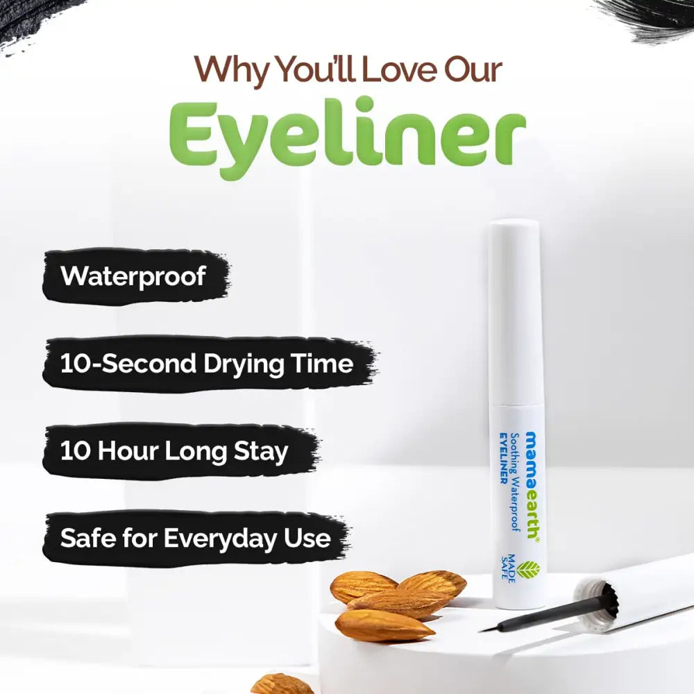 Mamaearth Soothing Waterproof Eyeliner With Almond Oil &