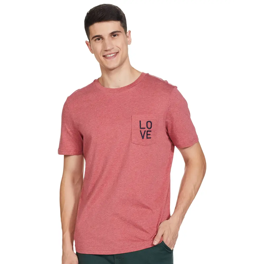 Marks & Spencer Men’s Regular Shirt (Pink) - T-Shirts