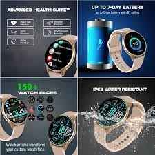 Max 1.3" Bluetooth Calling Smart Watch with Metal Body, 120+ Sports Modes, and Heart Rate Monitoring for Both Men and Women (Pink) SaumyasStore