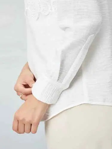 Max Women's Regular Fit Shirt (BRE17_Ivory SaumyasStore