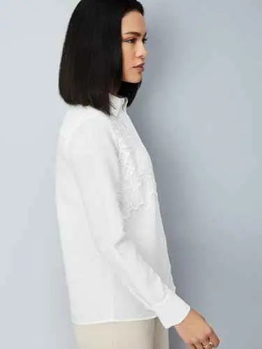 Max Women's Regular Fit Shirt (BRE17_Ivory SaumyasStore