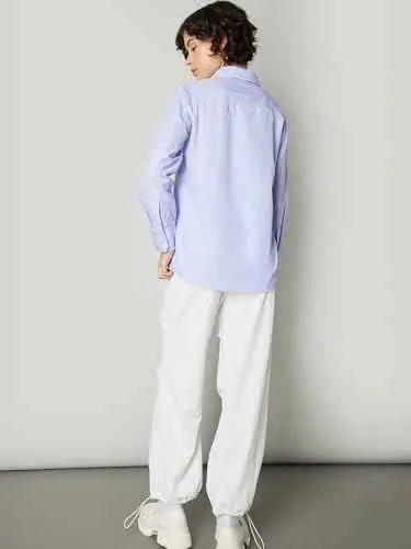 Max Women's Regular Fit Shirt (C24WCTFSWT124_Blue SaumyasStore