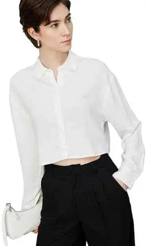 Max Women's Regular Fit Shirt (CHUCK1D_White SaumyasStore