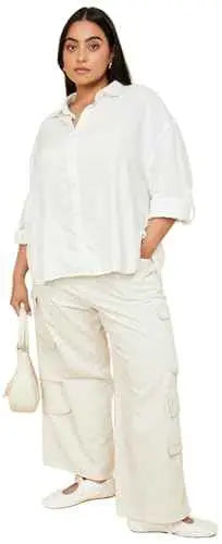 Max Women's Regular Fit Shirt (WVN3601P_Green SaumyasStore