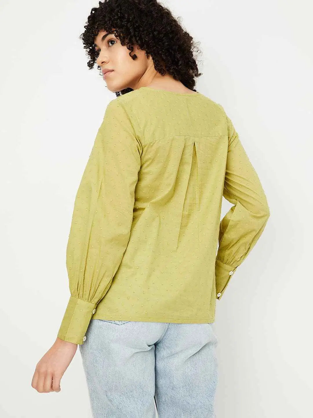 Max Women's Regular Fit Top (NM43002OLIVE_Olive SaumyasStore