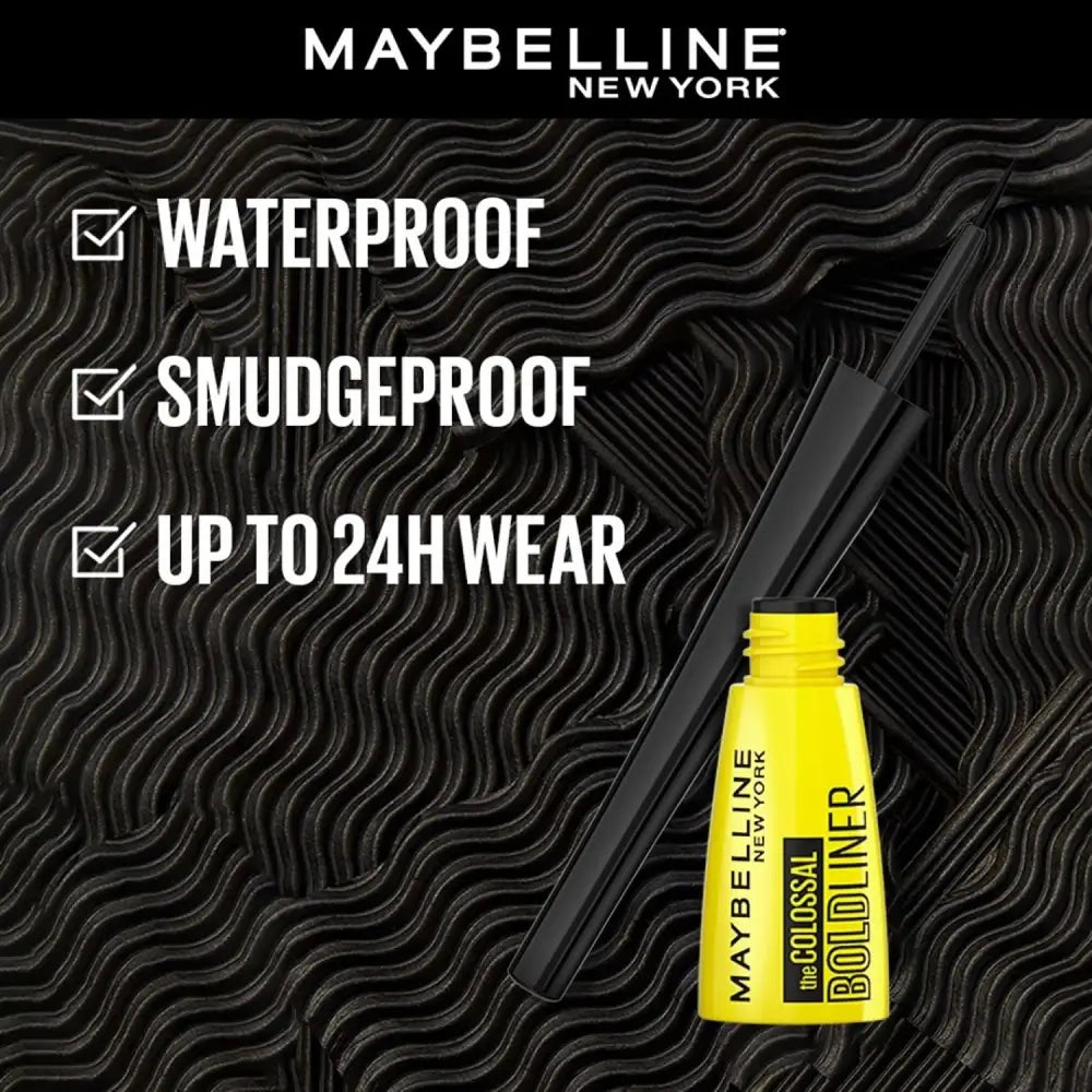 Maybelline New York Eyeliner Smudge-proof and waterproof