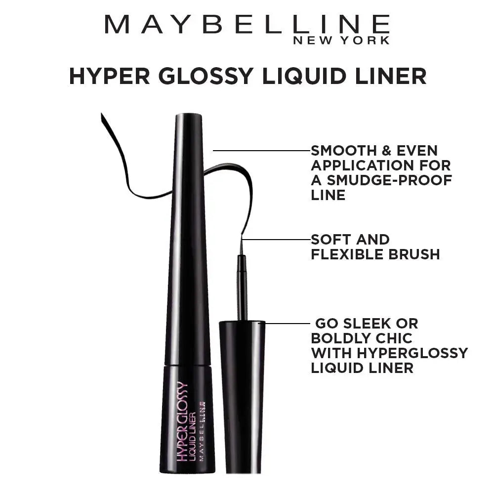 Maybelline New York Liquid Liner Smudge Proof and Waterproof