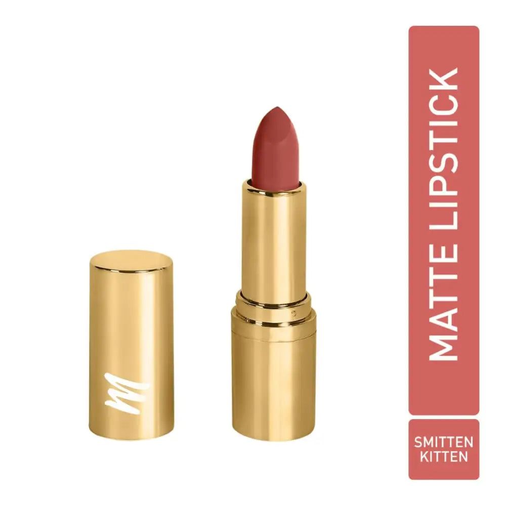 MyGlamm Treasure It Suede Matte Lipstick – Smitten Kitten 4