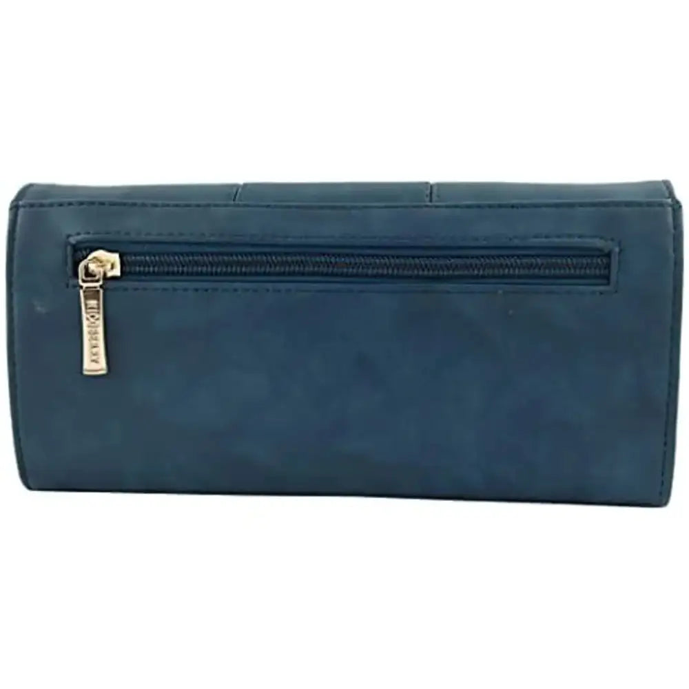 Nicoberry Blue Polyurethane Women's Wallet