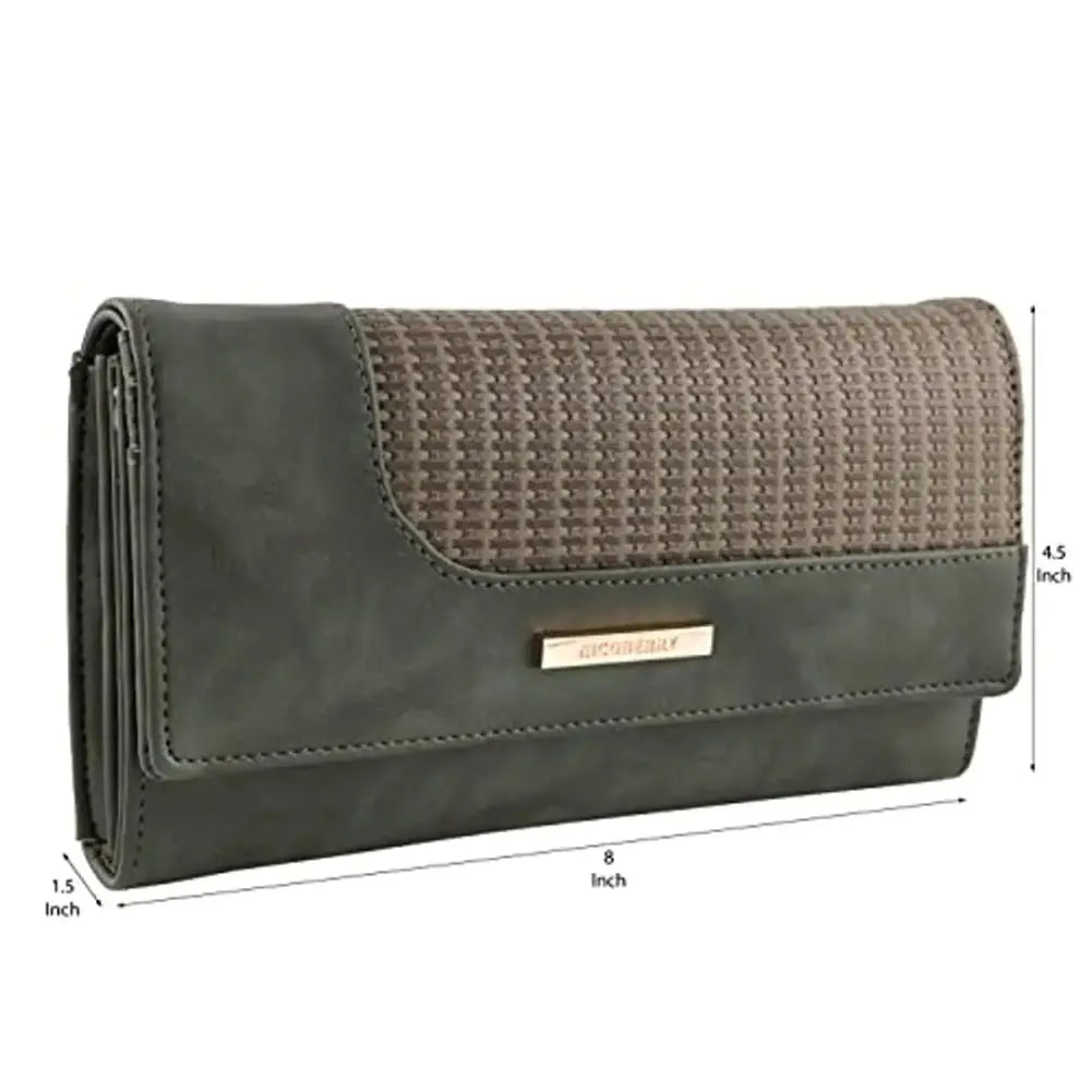 Nicoberry Latest Women,s Wallet (Green)