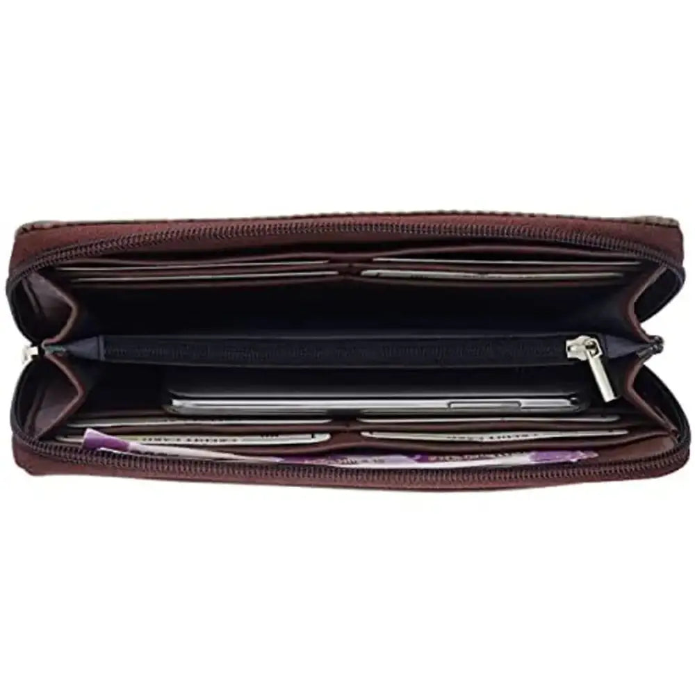 Nicoberry Multicolour Stylish Women,s Wallets (Brown)