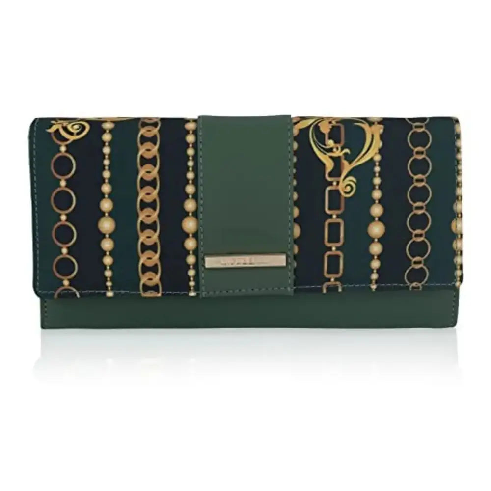 Nicoberry Women's Girl's Fancy Wallet Clutches Under 500 (Green)