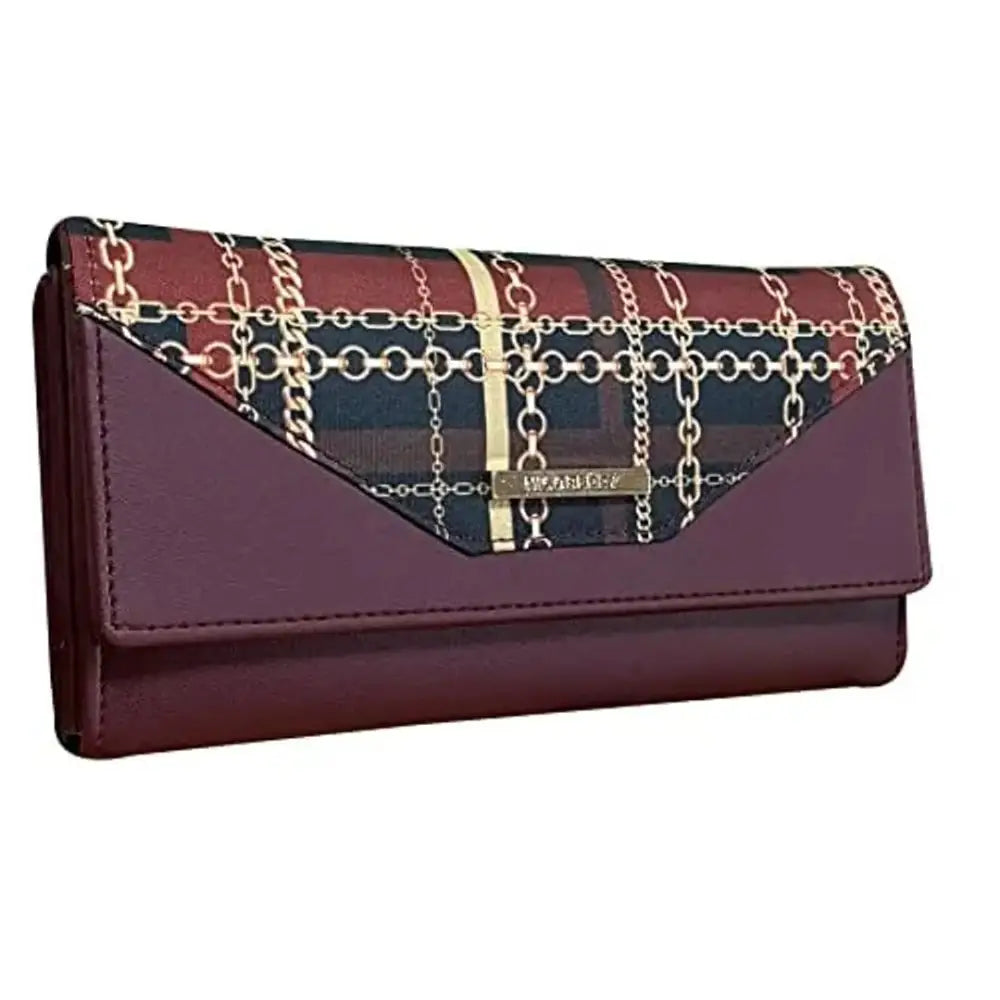 Nicoberry Women,s Stylish Wallet & Exotic Clutches (Maroon)