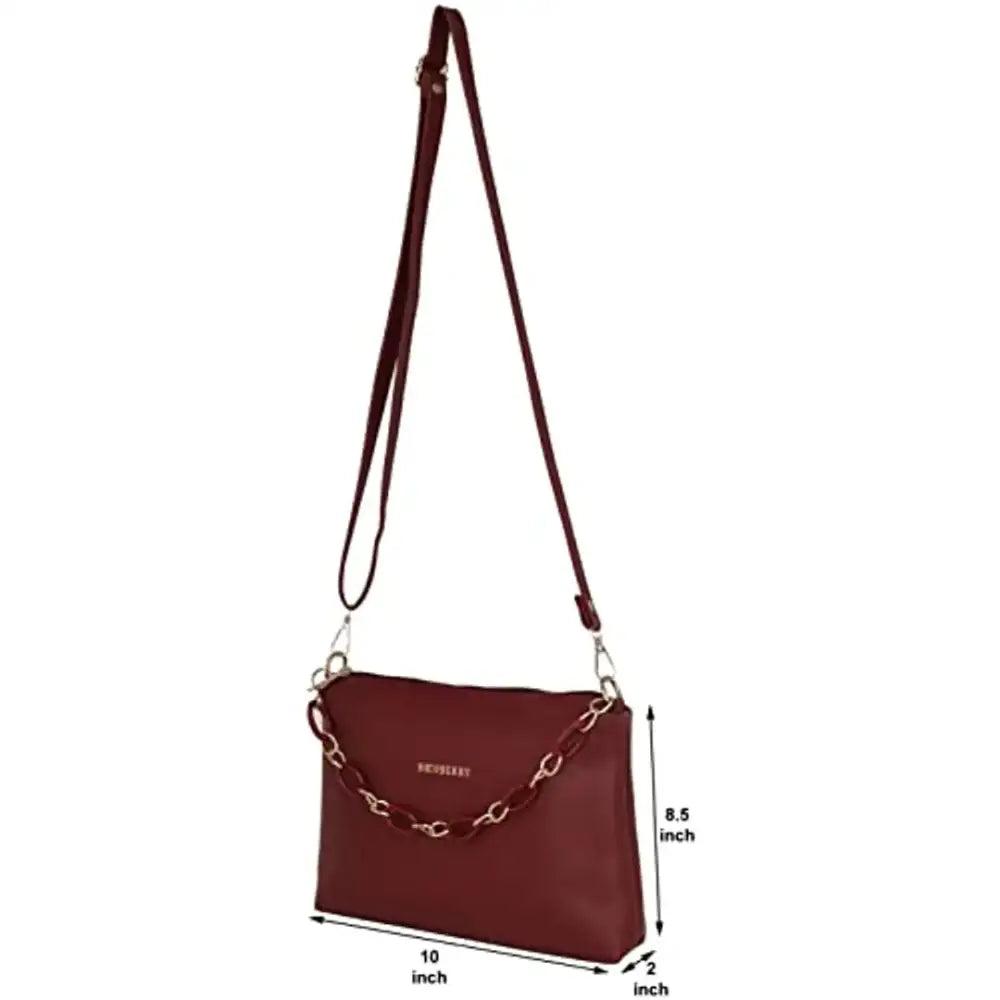 Nicoberry wome's slingbag (Maroon)