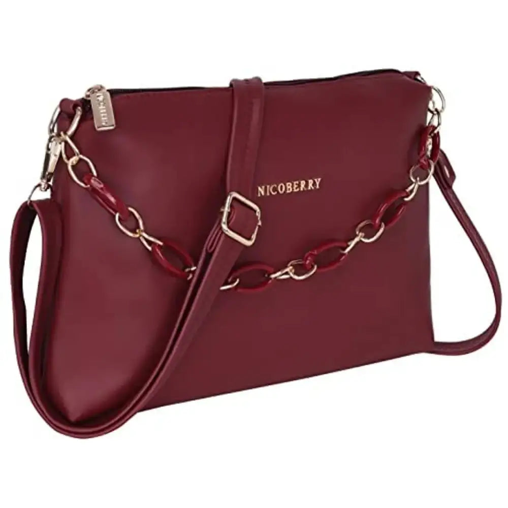 Nicoberry wome's slingbag (Maroon)