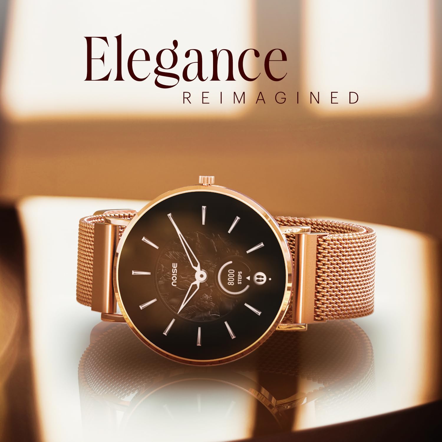 Noise Diva 2 Fashion Smart Watch for Women- Sleekest Dial, 36mm AMOLED Display, Snug Fit, Improved Female Cycle Tracker, BT Calling, Sleep Tracking, AI Voice Assistant, Password Protection-Silver Blue SaumyasStore