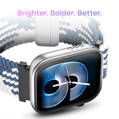 Noise Pro 6 Smart Watch:Intelligent AI, Endless AI Watch Faces, AI Companion, 1.85” AMOLED, EN2 Processor, Nebula UI 2.0, Emergency SOS, Compatible with iOS & Android(Ivory Gold) SaumyasStore