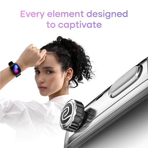 Noise Pro 6 Smart Watch:Intelligent AI, Endless AI Watch Faces, AI Companion, 1.85” AMOLED, EN2 Processor, Nebula UI 2.0, Emergency SOS, Compatible with iOS & Android(Rose-Gold Link) SaumyasStore