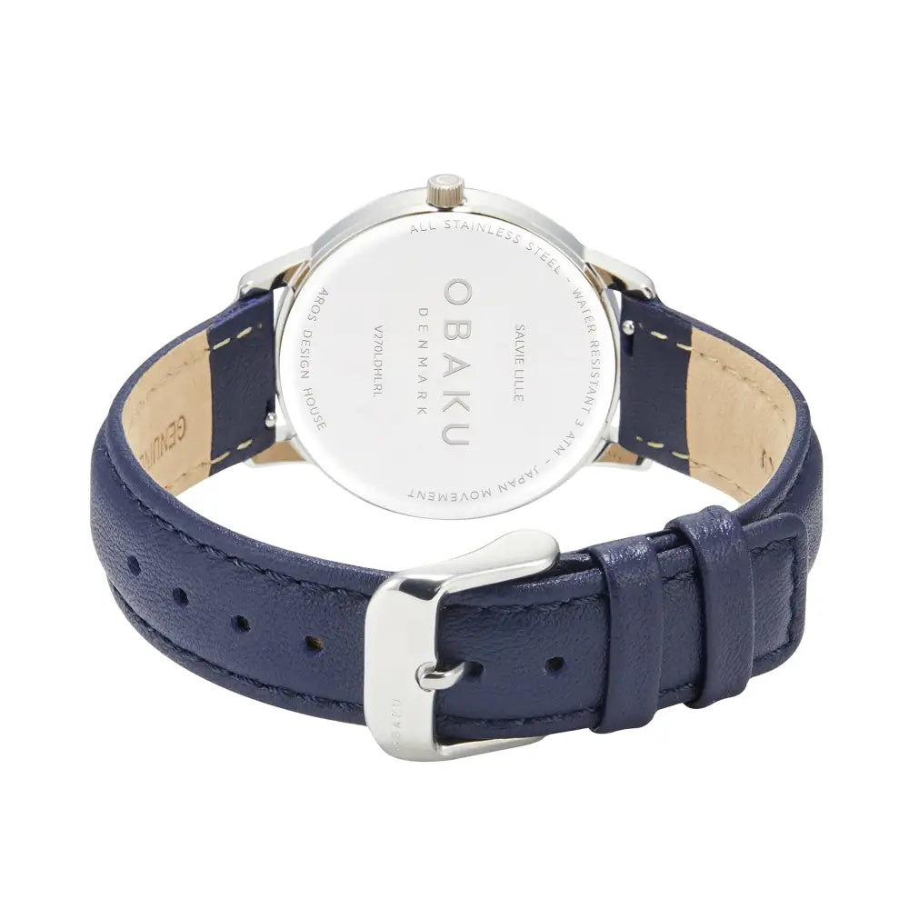 Obaku Salvie Lille Analog Blue Dial Women’s Watch-V270LDHLRL