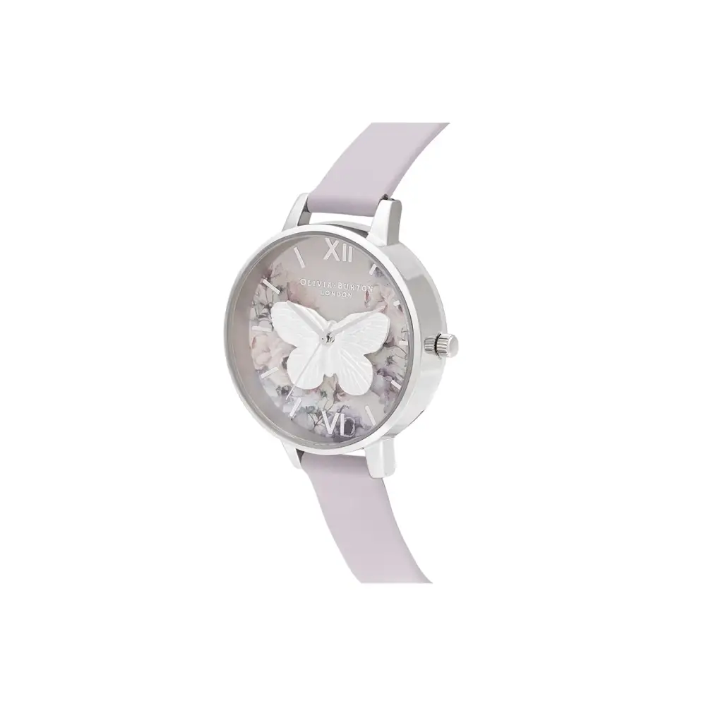 Olivia burton 3D Butterfly Analog Purple Dial Women’s